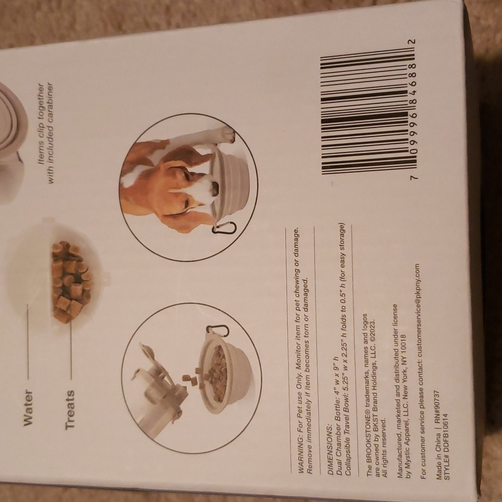 Brookstone Pet Travel Set - Picture 4 of 4
